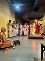 Shri Durga Homa Purnahuti in the upasthiti of HH Swamiji at SCM Shirali (10 Oct 2024)