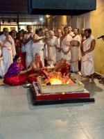 Shri Durga Homa Purnahuti in the upasthiti of HH Swamiji at SCM Shirali (10 Oct 2024)