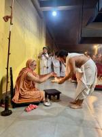 Shri Durga Homa Purnahuti in the upasthiti of HH Swamiji at SCM Shirali (10 Oct 2024)