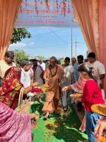 Swamiji's day visit to Bharatpur en route to Mathura (17 March 2025)