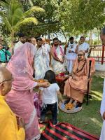 Swamiji's day visit to Bharatpur en route to Mathura (17 March 2025)