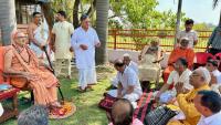 Swamiji's day visit to Bharatpur en route to Mathura (17 March 2025)