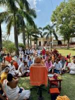 Swamiji's day visit to Bharatpur en route to Mathura (17 March 2025)