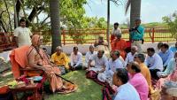 Swamiji's day visit to Bharatpur en route to Mathura (17 March 2025)