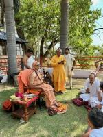 Swamiji's day visit to Bharatpur en route to Mathura (17 March 2025)