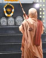 Jalabhisheka by HH Swamiji; Picture Courtesy Shri Dinesh Karkal