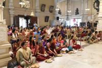 Lalita Sahasranama Laksha Kunkumarchana; Picture Courtesy Shri Abhinav Kalla