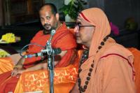 Visit of H.H. Shrimat  Shivanand Saraswati Swamiji, Mathadhipati of Shri Kavle Math to SCM